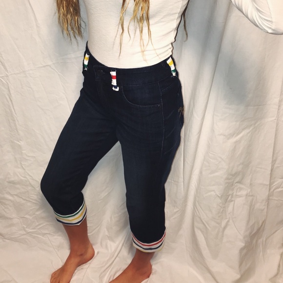 Custom Colored Stripe Jeans - Picture 2 of 3